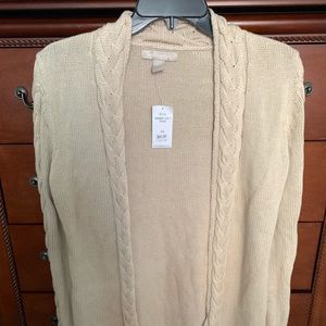 NWT Banana republic beige sweater size XS